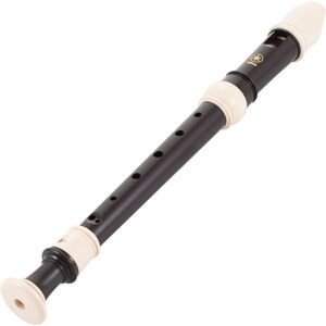 Yamaha YRS-301 III Soprano Recorder Marron avec anneaux blancs