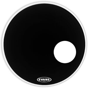 Evans 24 Onyx Resonant Bass Drum Noir