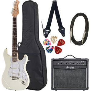 Thomann Guitar Set G2 White Blanc haute brillance