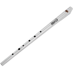 Clarke Tinwhistle Original D Silver Argent avec accents noirs