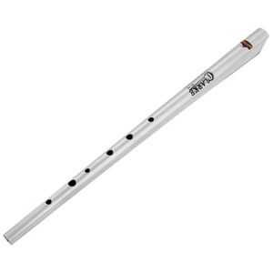 Tinwhistle Original D Silver Argent avec accents noirs