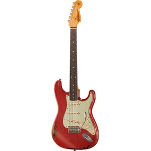 Fender Michael Landau 63 RelicStratFR Fiesta Red over 3 Color Sunburst - Publicité