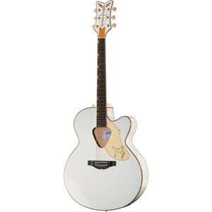 Gretsch G5022CWFE Falcon Rancher Blanc avec filet or paillet