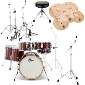 Gretsch Drums Catalina 7-piece Bundle WG Walnut Glaze