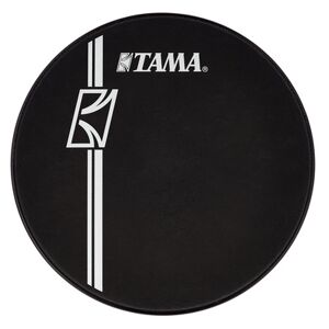 Tama 22 Reso Bass Drum Head Fibre Noir avec logo Tama blanc