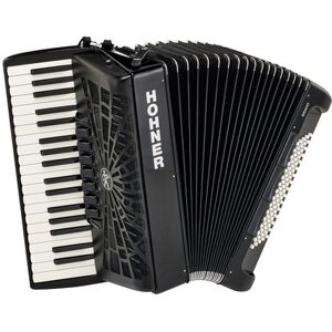 Hohner Bravo III 80 Black silent key Noir