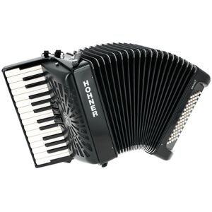 Hohner Bravo II 60 Black silent key Noir