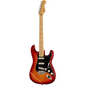 Fender Player Series Strat PLT MN ACB Aged Cherry Burst - Publicité