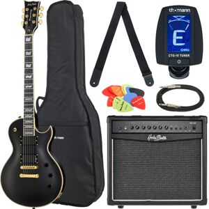 Harley Benton SC-1000 SBK Progressive Bundle Satin Black