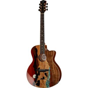 Luna Guitars Vista Deer Naturel brillant