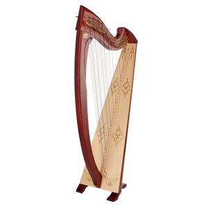 Salvi Una Deluxe Lever Harp Mahogany Acajou