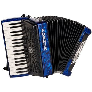 Hohner Bravo III 72 Blue silent key Bleu