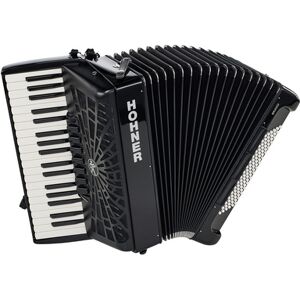 Hohner Bravo III 96 silent key black Noir