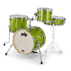 DW PDP New Yorker Shell Set Green Electric Green Sparkle