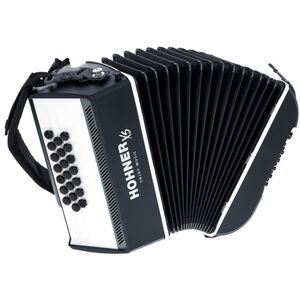 Hohner XS Accordion Button grey Gris - Publicité