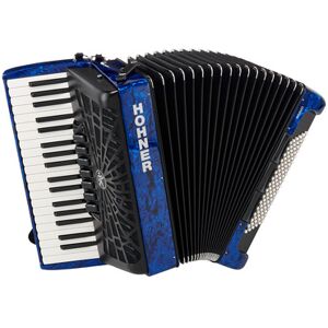 Hohner Bravo III 96 silent key blue Bleu