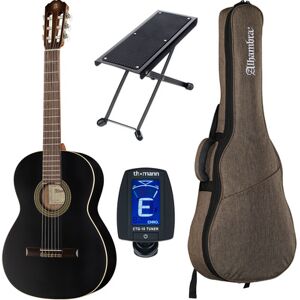 Alhambra 1C Black Satin incl.Gig Bundle Noir satin