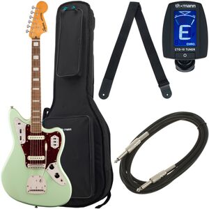 Squier CV 70s Jaguar LRL SFG Bundle Surf Green