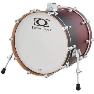 DrumCraft Series 6 20x16 BD SBR-WM Satin Black to Red Fade