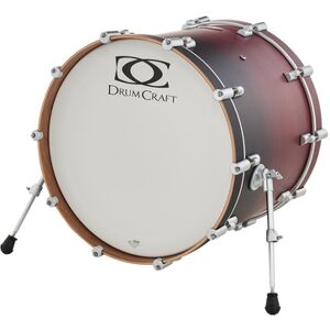 DrumCraft Series 6 22x18 BD SBR-NM Satin Black to Red Fade