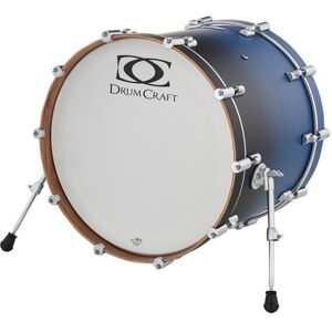 DrumCraft Series 6 22x18 BD SBB-NM Satin Black to Vivid Blue Fade