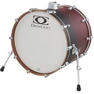 DrumCraft Series 6 22x18 BD SBR-WM Satin Black to Red Fade