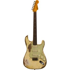 Fender 60 Dual-Mag II Strat SHR AVW Aged Vintage White - Publicité