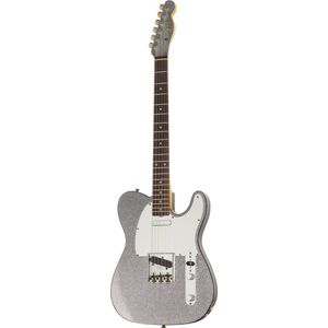 Fender 64 Tele Custom JRN RW SLSP Silver Sparkle with matching headstock - Publicité