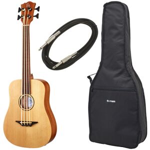 Harley Benton Kahuna CLU-Bass Ukulele Bundle Naturel mat