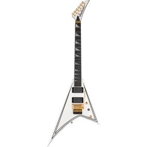 Jackson MJ Series Rhoads RR24MG WH Blanc haute brillance avec bandes noires