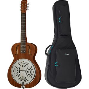 Harley Benton Delta Blues Resonator Bundle Naturel