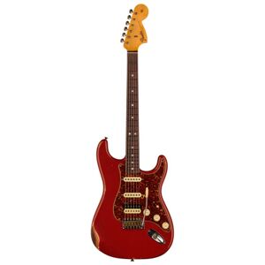 Fender LTD 67 HSS Strat ADR Faded Aged Dakota Red - Publicité