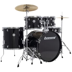 Ludwig Accent Fuse 5pc Black Black Sparkle