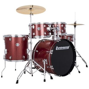 Ludwig Accent Fuse 5pc Red Red Sparkle