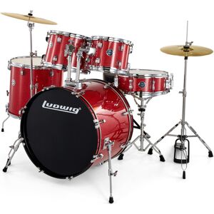 Ludwig Accent Drive 5pc Red Red Sparkle