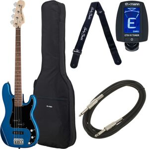 Squier Affinity P Bass PJ LPB Bundle Lake Placid Blue