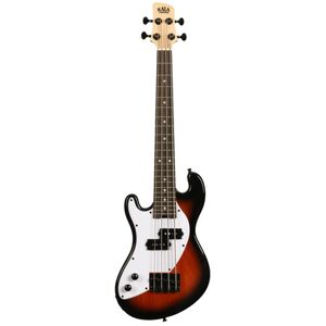 Kala U-Bass Solid Body 4-Str LH TBG Tobacco Burst