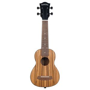 Soprano Ukulele Zebra Wood