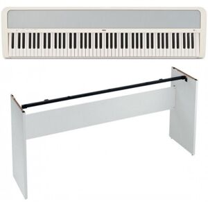 Korg Pianos numeriques portables/ B2 WHITE AVEC STAND MEUBLE