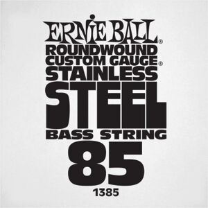 Ernie Ball Cordes basses à l'unité/ SLINKY STAINLESS STEEL 85 - Publicité