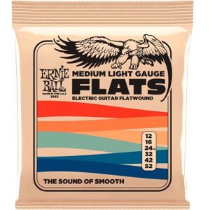 Ernie Ball Jeux de cordes électriques 012/ 2582 FLATS MEDIUM LIGHT 12-52