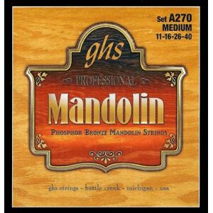 Ghs Cordes pour mandoline/ MANDOLINE POSPHOR BRONZE MEDIUM 11-16-26-40