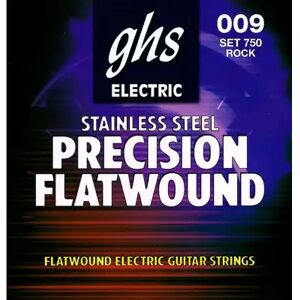 Ghs Jeux de cordes electriques 009/ 750 PRECISION FLATWOUND ULTRA LIGHT 9-42