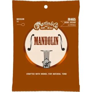 Martin & Co Cordes pour mandoline/ M465 RETRO MANDOLIN 465, 8 CORDES, MEDIUM