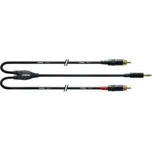 Cordial Cables jack / instrument/ CABLE Y BRETELLE MINIJACK/2 RCA LONGS 6 M