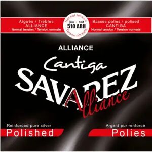 Savarez Cordes guitares classiques/ 510ARH ALLIANCE CANTIGA ROUGE TIRANT NORMAL