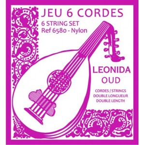 Savarez Cordes variees autres instruments/ CORDES OUD LEONIDA JEUX 6 CORDES DOUBLE LONGUEUR