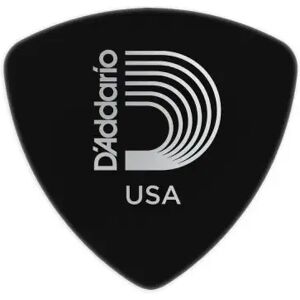 D'addario And Co Médiators/ BLACK CELLULOID GUITAR PICKS EXTRA HEAVY WIDE SHAPE LA PIECE