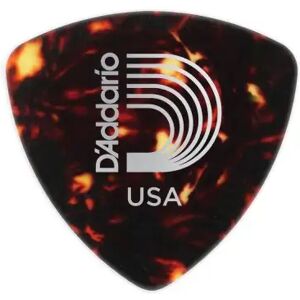 D'addario And Co Médiators/ SHELL-COLOR CELLULOID GUITAR PICKS HEAVY WIDE SHAPE LA PIECE