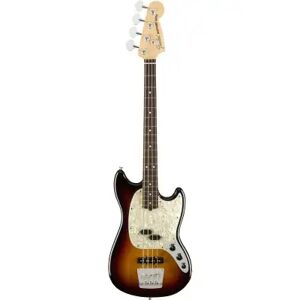 Fender Basses electriques 4 cordes/ AMERICAN PERFORMER MUSTANG BASS RW SUNBURST